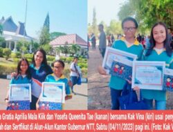 Dua Siswi SMPK Sabar Subur Betun Jadi ‘Jawara’ Cerita Rakyat Malaka
