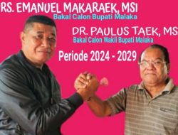 Pasangan Emanuel Makaraek-Paulus Taek Siap Tarung Pilkada Malaka 2024