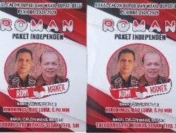 Paket Independen ROMAN Gaspol!! Mantan Direktur BeluTV dan Anggota DPRD Belu Maju Bacabup-Bacawabup Belu 2024-2029